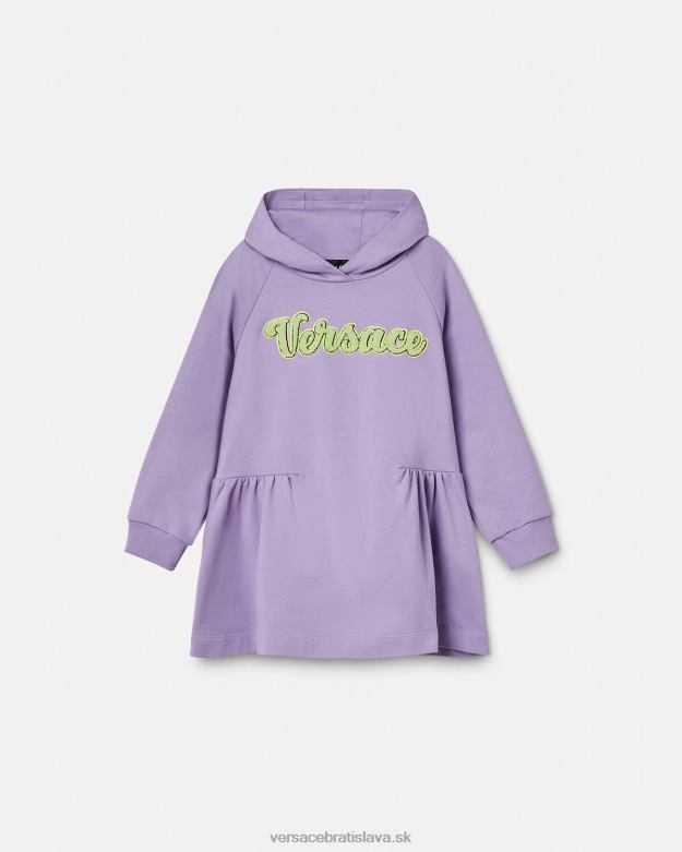 oblečenie X8X8P2013 Versace mikinové šaty s logom orgován deti