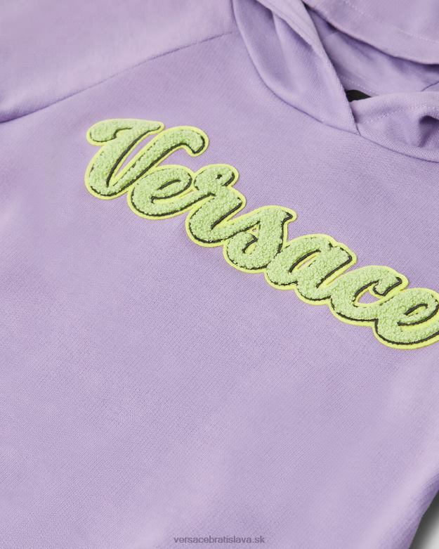 oblečenie X8X8P2013 Versace mikinové šaty s logom orgován deti