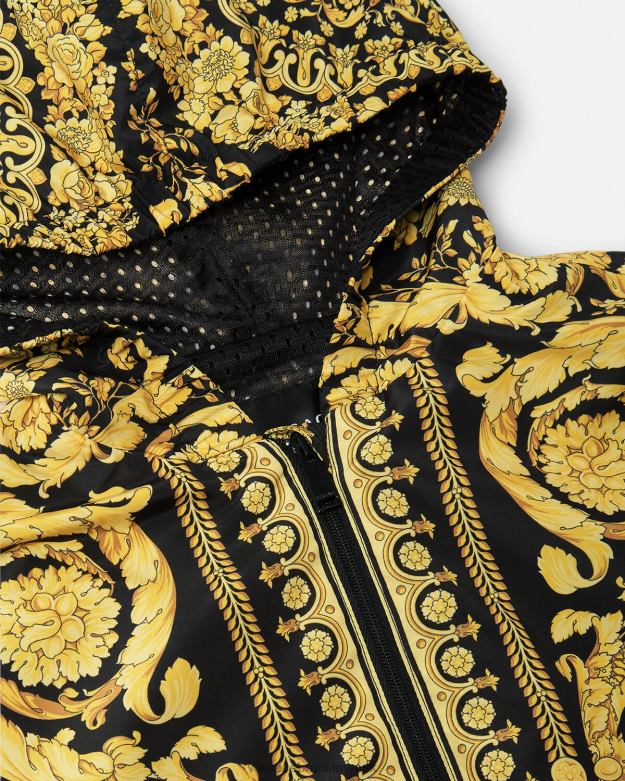 oblečenie X8X8P1983 Versace bunda barocco vetrovka vytlačiť deti