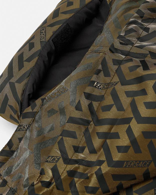 oblečenie X8X8P2117 Versace la greca puffer vesta čierna deti