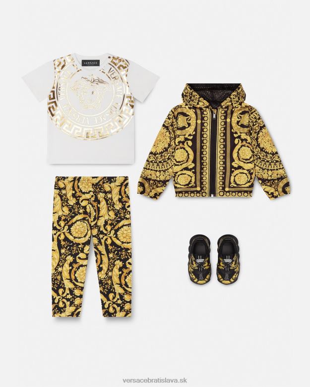 oblečenie X8X8P1861 Versace barocco detské legíny vytlačiť deti
