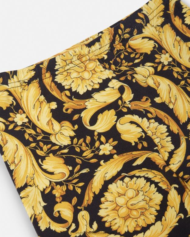 oblečenie X8X8P1861 Versace barocco detské legíny vytlačiť deti