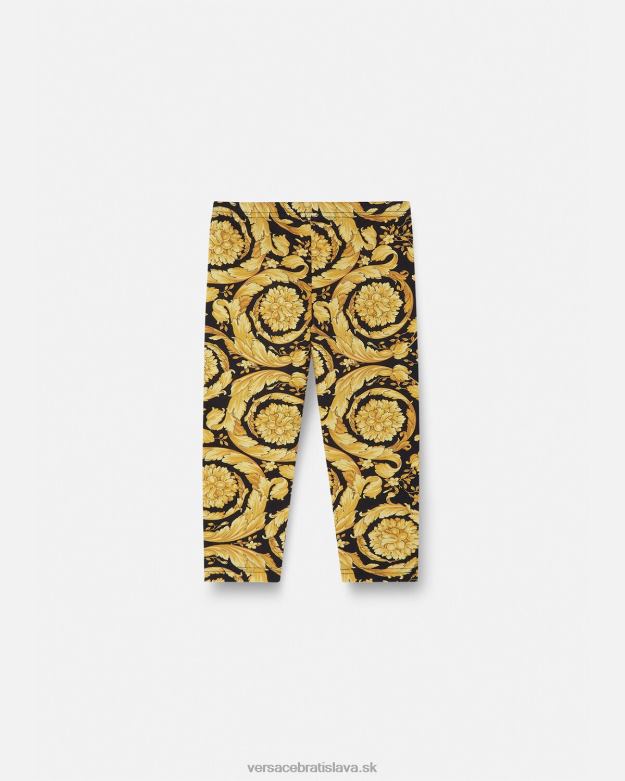 oblečenie X8X8P1861 Versace barocco detské legíny vytlačiť deti