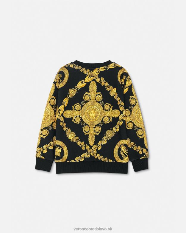 oblečenie X8X8P2125 Versace maschera baroková mikina vytlačiť deti