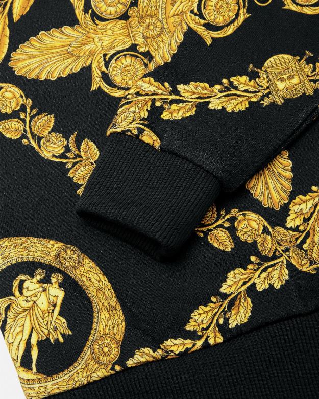 oblečenie X8X8P2125 Versace maschera baroková mikina vytlačiť deti