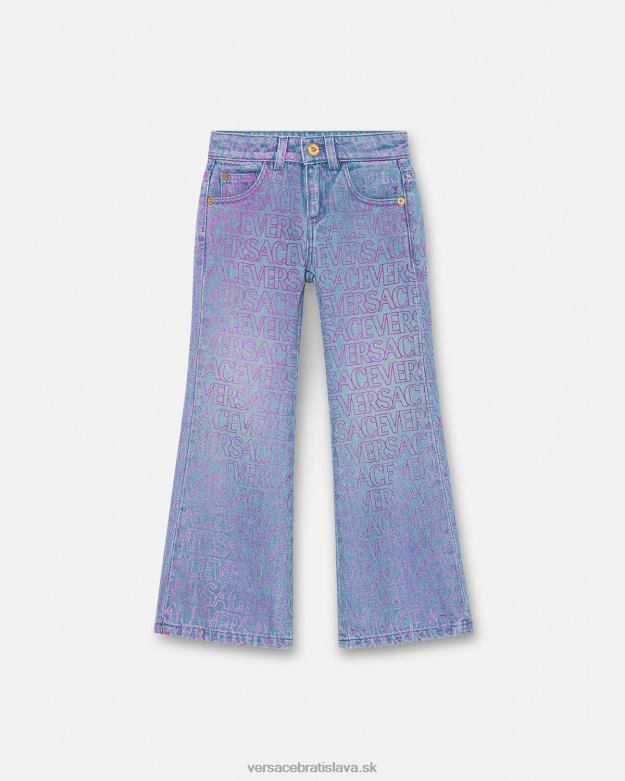 oblečenie X8X8P1979 Versace celoplošné džínsy vytlačiť deti