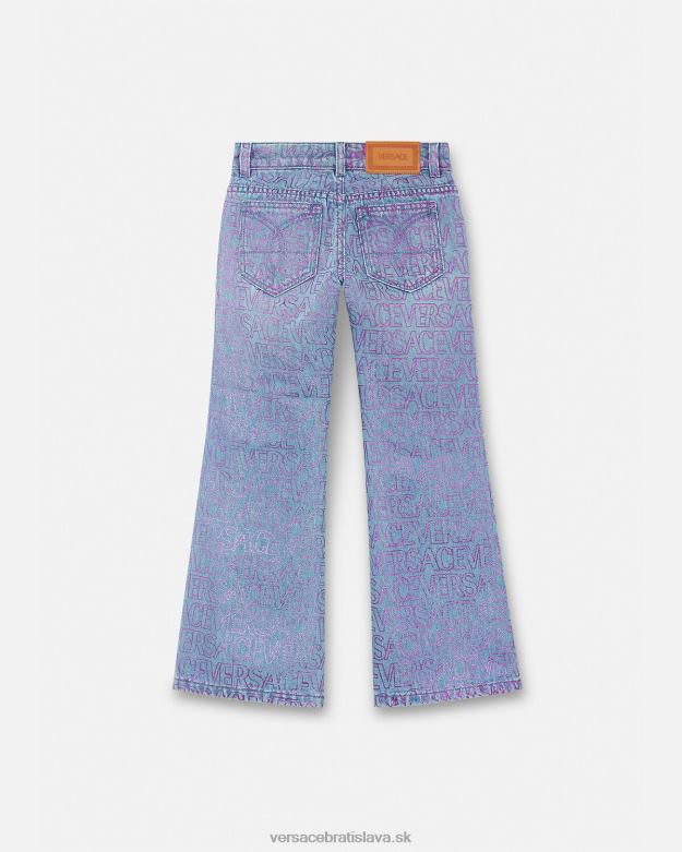 oblečenie X8X8P1979 Versace celoplošné džínsy vytlačiť deti