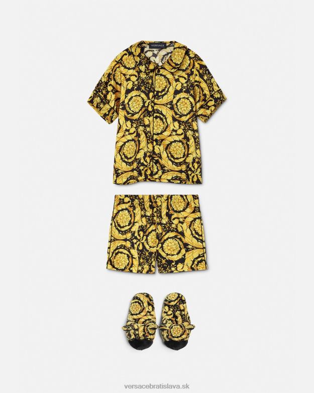 oblečenie X8X8P1989 Versace barocco pyžamový set vytlačiť deti