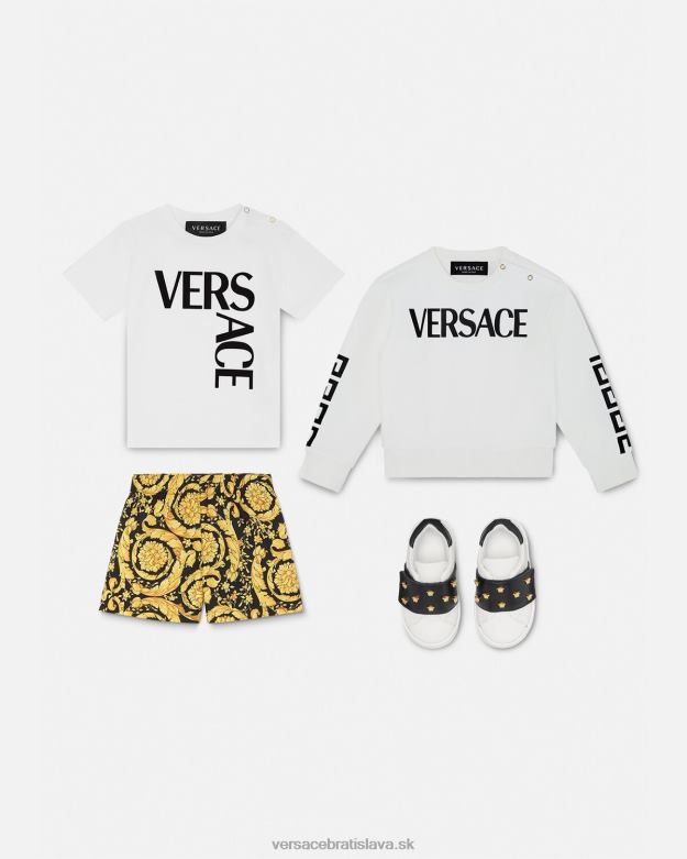oblečenie X8X8P1885 Versace barocco detské plavky vytlačiť deti