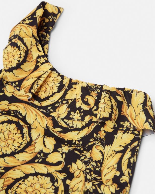 oblečenie X8X8P1959 Versace barocco jednodielne plavky vytlačiť deti