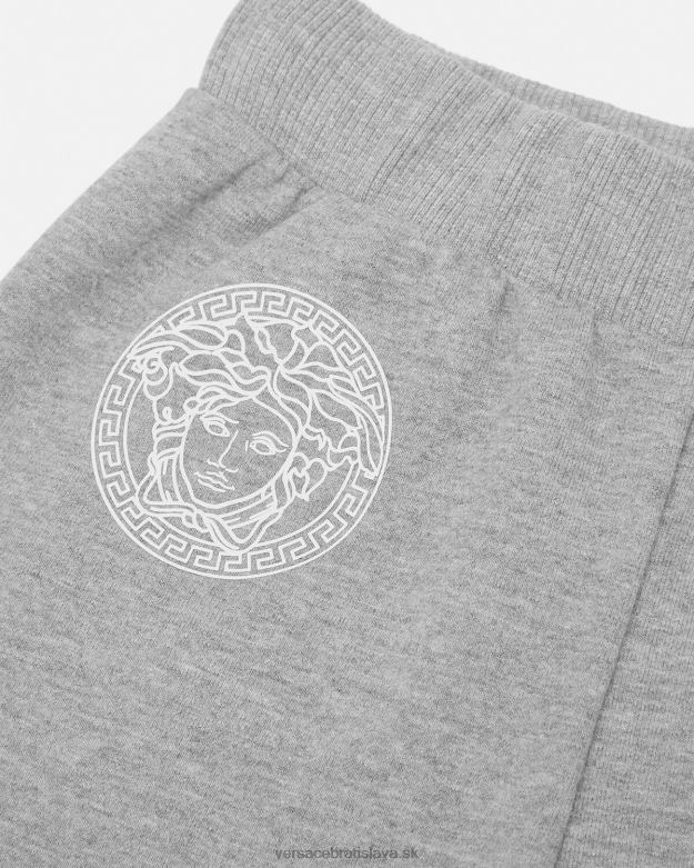 oblečenie X8X8P1881 Versace greca detské potničky sivá deti