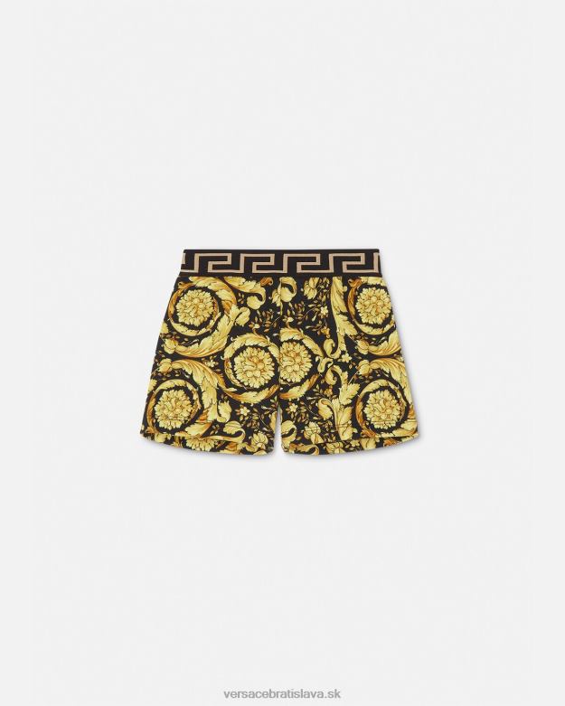 oblečenie X8X8P1887 Versace barocco detské šortky vytlačiť deti