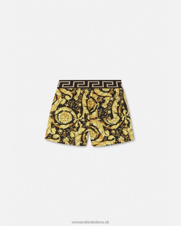 oblečenie X8X8P1887 Versace barocco detské šortky vytlačiť deti