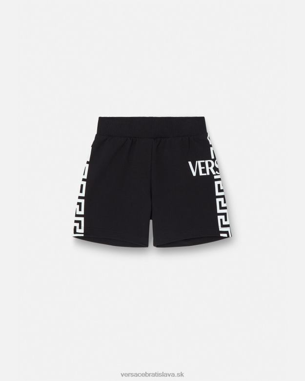 oblečenie X8X8P1908 Versace greca detské šortky čierna deti