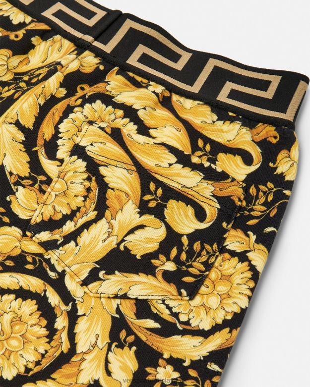 oblečenie X8X8P1956 Versace barokové šortky vytlačiť deti
