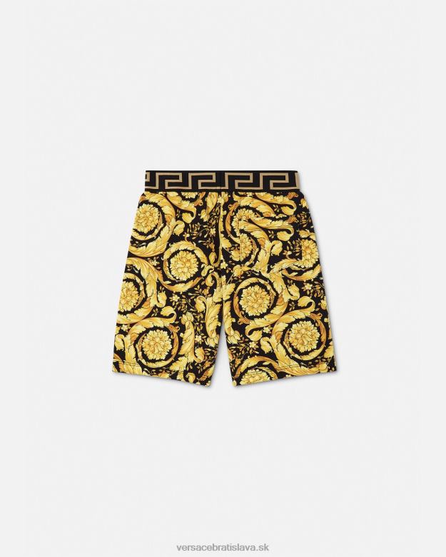 oblečenie X8X8P1956 Versace barokové šortky vytlačiť deti
