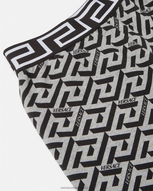 oblečenie X8X8P2116 Versace tepláky la greca sivá a potlač deti