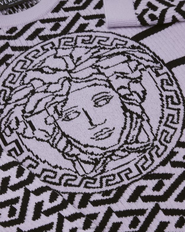 oblečenie X8X8P1995 Versace sveter medusa la greca orgován deti