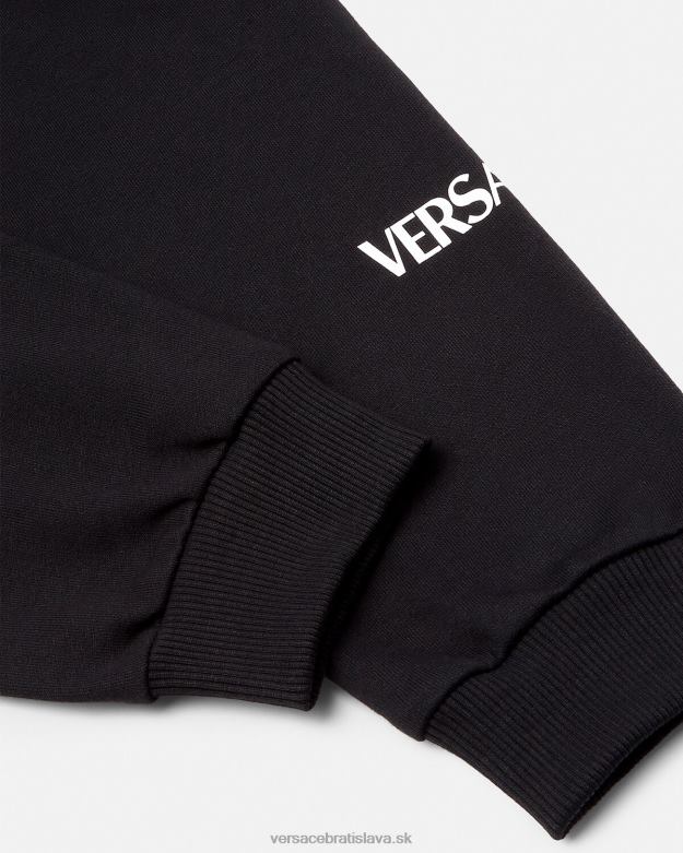 oblečenie X8X8P2014 Versace tepláky s logom čierna deti