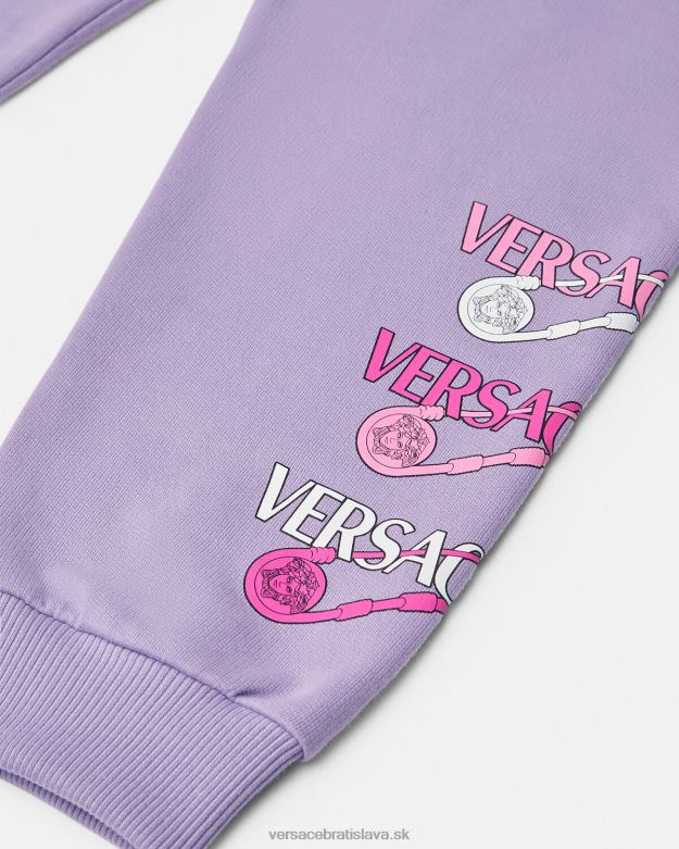 oblečenie X8X8P2019 Versace zatváracie tepláky orgován deti