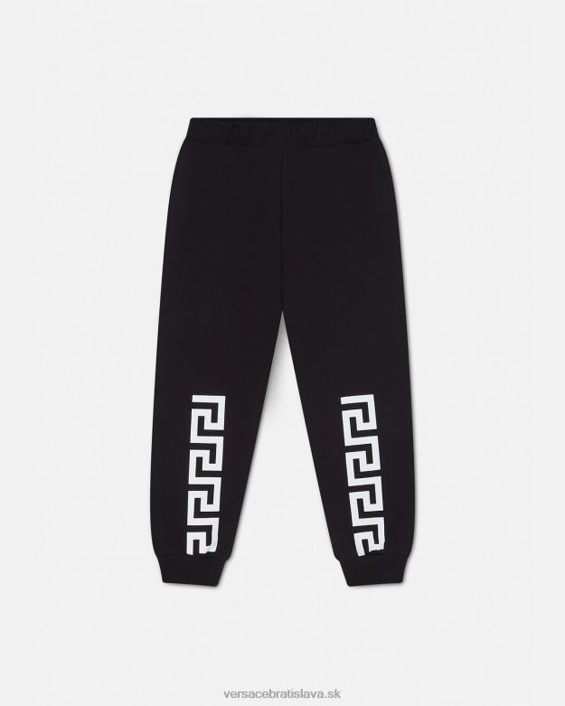 oblečenie X8X8P2099 Versace tepláky greca čierna deti