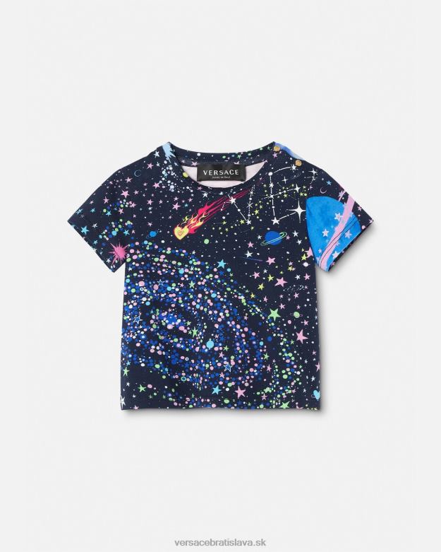 oblečenie X8X8P1852 Versace detské tričko medusa galaxy vytlačiť deti