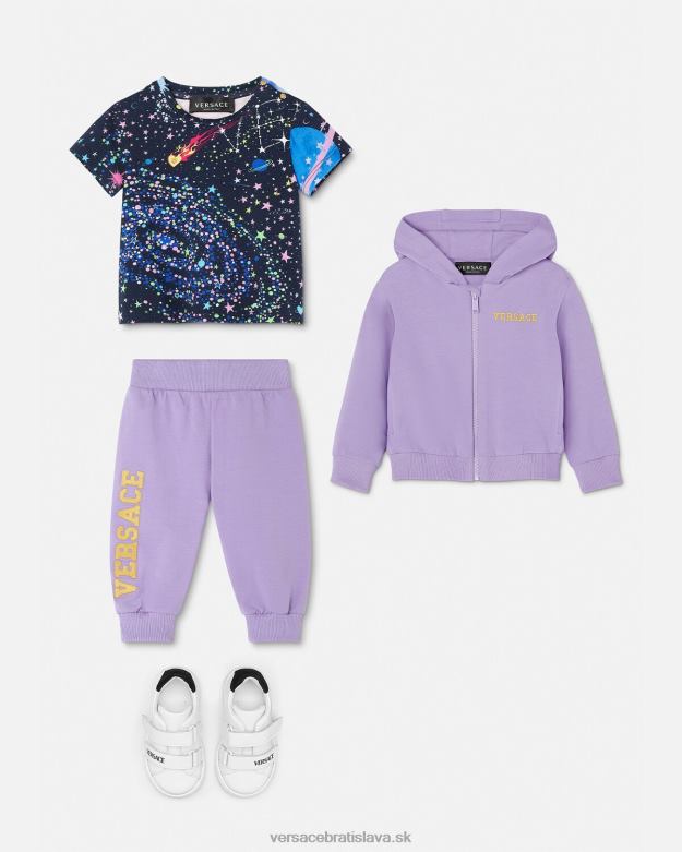 oblečenie X8X8P1852 Versace detské tričko medusa galaxy vytlačiť deti