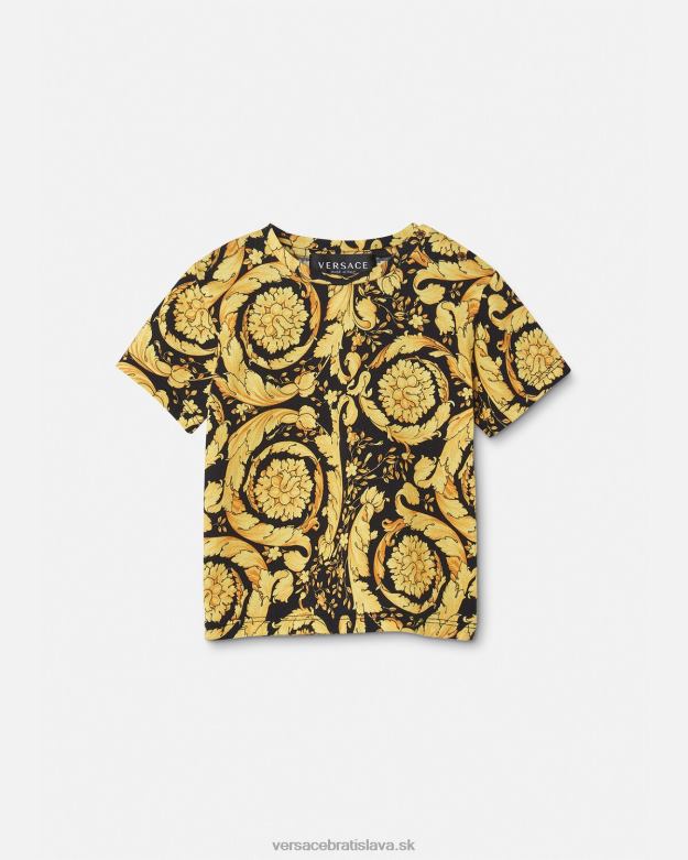 oblečenie X8X8P1859 Versace barocco detské tričko vytlačiť deti