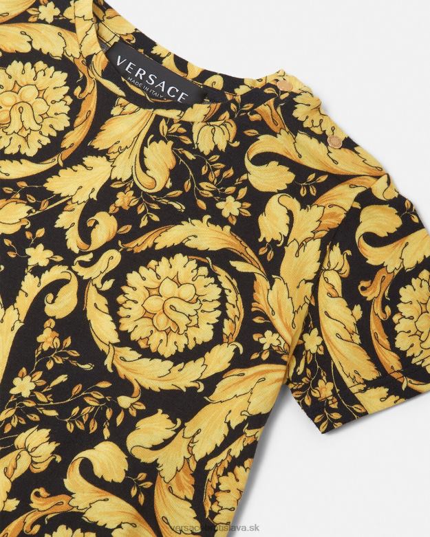 oblečenie X8X8P1859 Versace barocco detské tričko vytlačiť deti