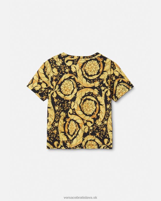 oblečenie X8X8P1859 Versace barocco detské tričko vytlačiť deti