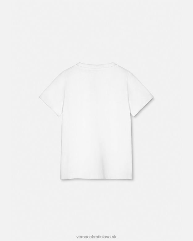 oblečenie X8X8P2094 Versace tričko s logom Modrá deti