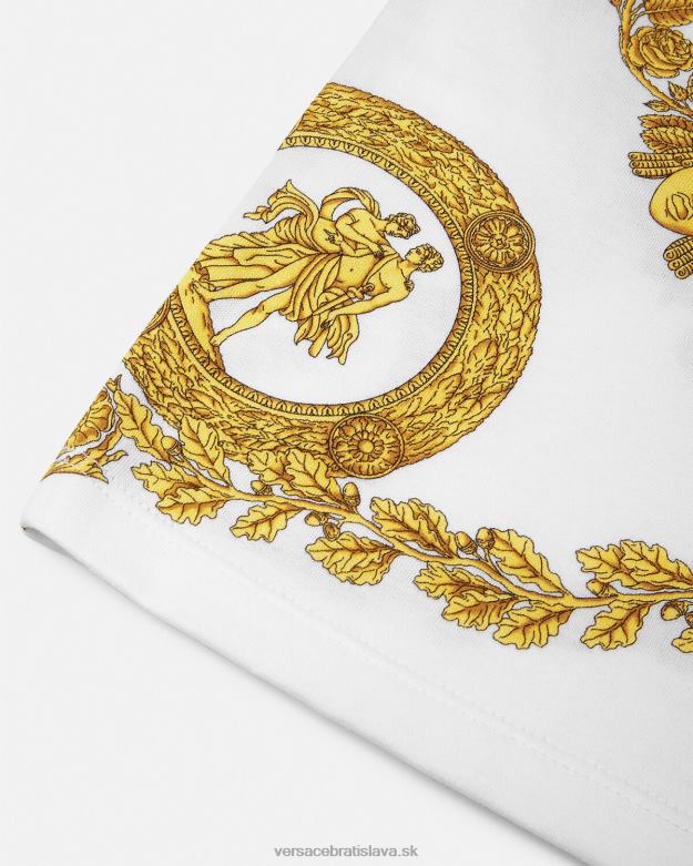 oblečenie X8X8P2124 Versace maškarné barokové tričko vytlačiť deti