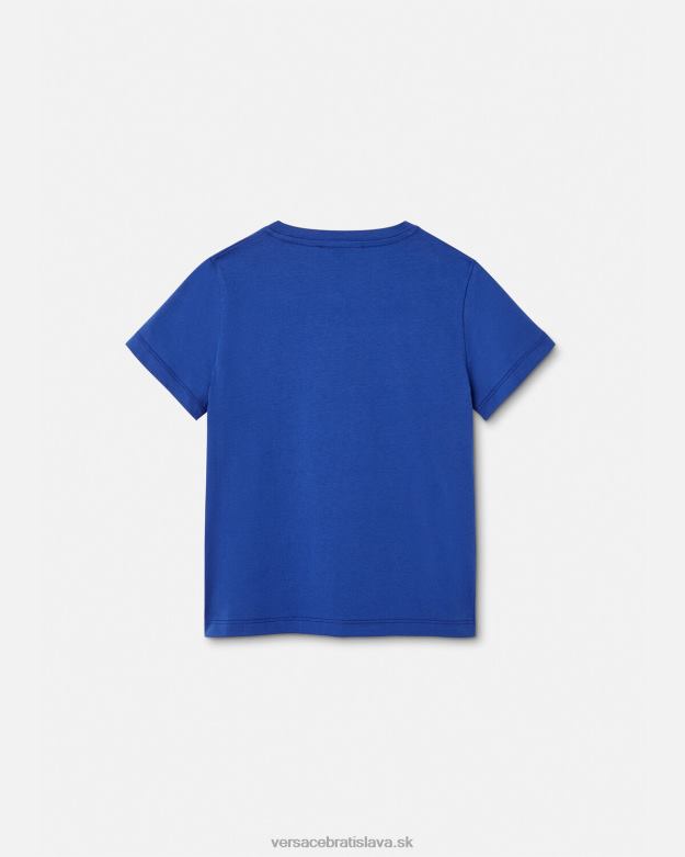 oblečenie X8X8P2132 Versace tričko s logom univerzity bluette deti