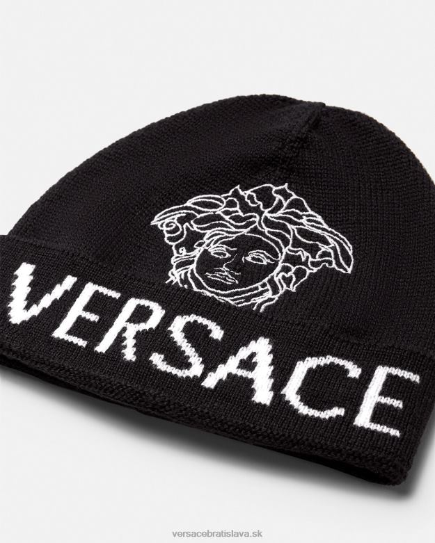 príslušenstvo X8X8P2078 Versace Čiapka s logom medusa čierna deti