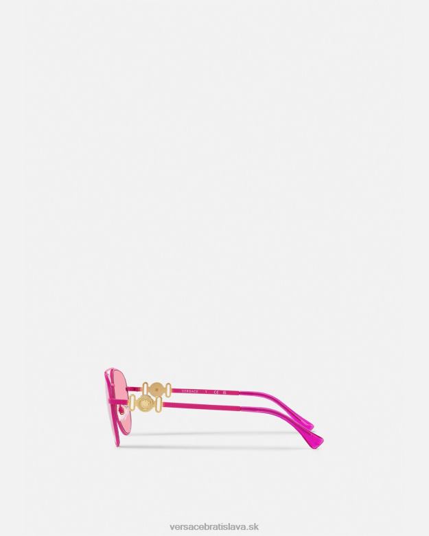 príslušenstvo X8X8P2058 Versace slnečné okuliare medusa aviator Fialová deti
