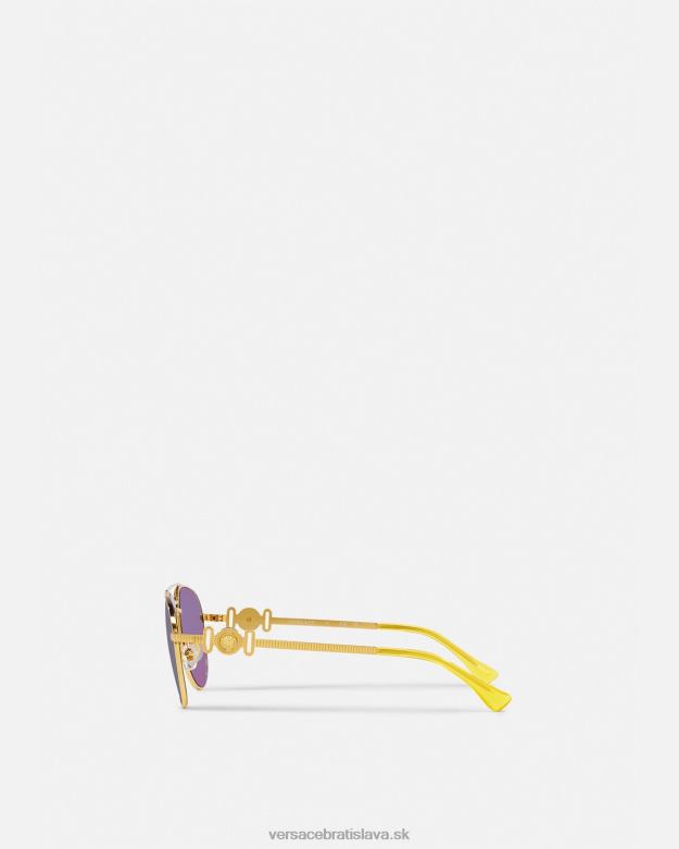príslušenstvo X8X8P2059 Versace slnečné okuliare medusa aviator zlatá a zelená deti
