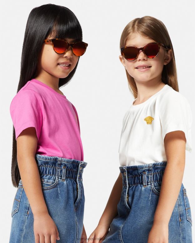 príslušenstvo X8X8P2080 Versace slnečné okuliare s logom havana deti