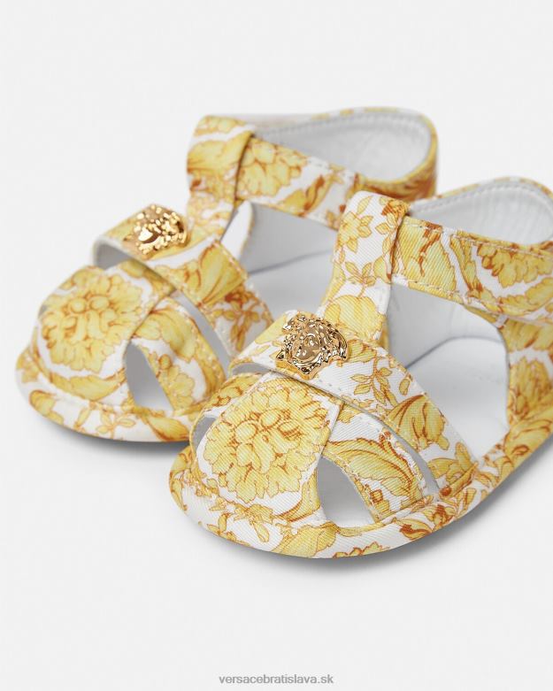 topánka X8X8P1841 Versace barocco detské sandále vytlačiť deti