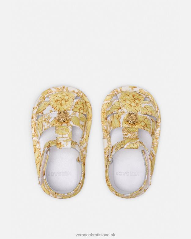 topánka X8X8P1841 Versace barocco detské sandále vytlačiť deti