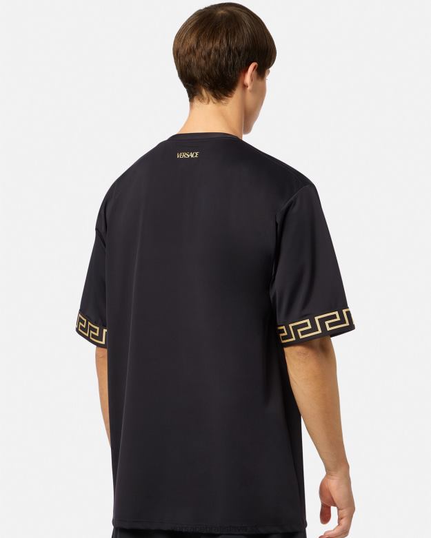 oblečenie X8X8P1454 Versace greca telocvičňa top čierna muži