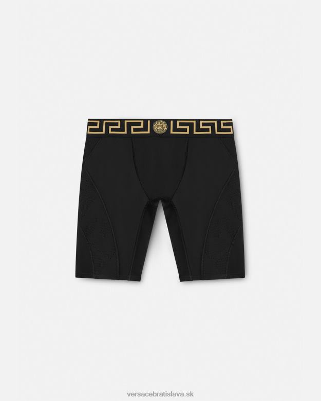 oblečenie X8X8P1456 Versace greca cyklistické šortky čierna muži