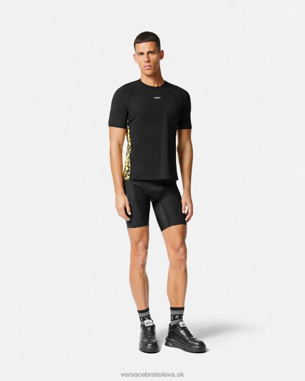 oblečenie X8X8P1456 Versace greca cyklistické šortky čierna muži