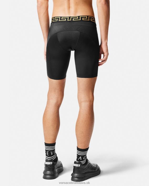 oblečenie X8X8P1456 Versace greca cyklistické šortky čierna muži