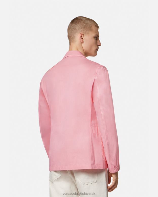 oblečenie X8X8P1268 Versace mušľový barokový blejzer Ružová muži
