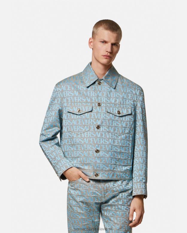 oblečenie X8X8P1219 Versace celoplošná bunda vytlačiť muži