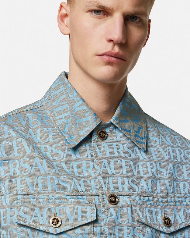 oblečenie X8X8P1219 Versace celoplošná bunda vytlačiť muži