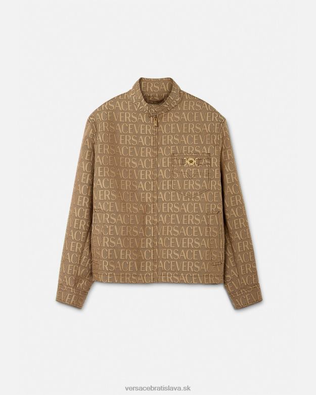 oblečenie X8X8P1221 Versace celoplošná blúzková bunda vytlačiť muži