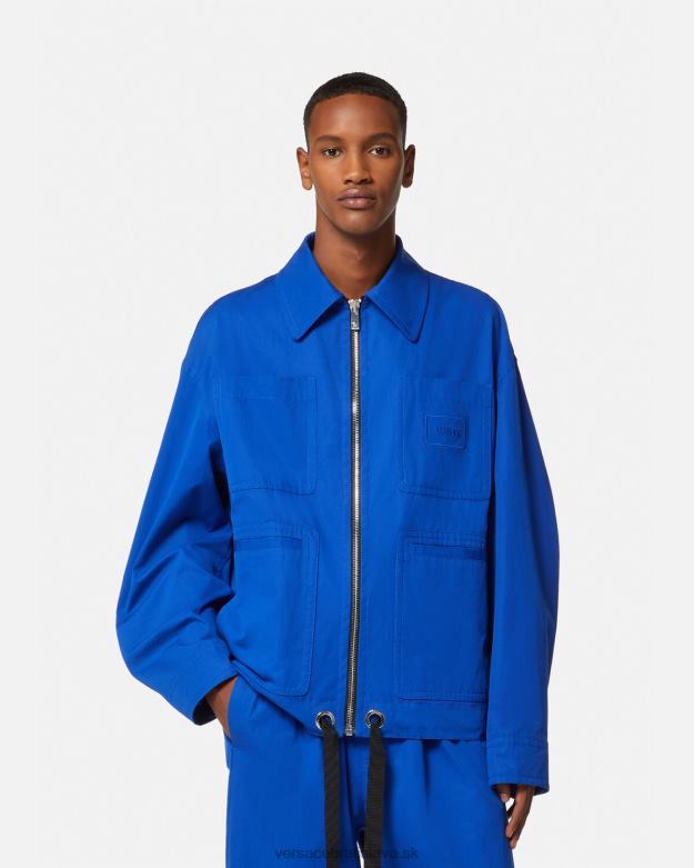 oblečenie X8X8P1234 Versace blúzková bunda s logom bluette muži