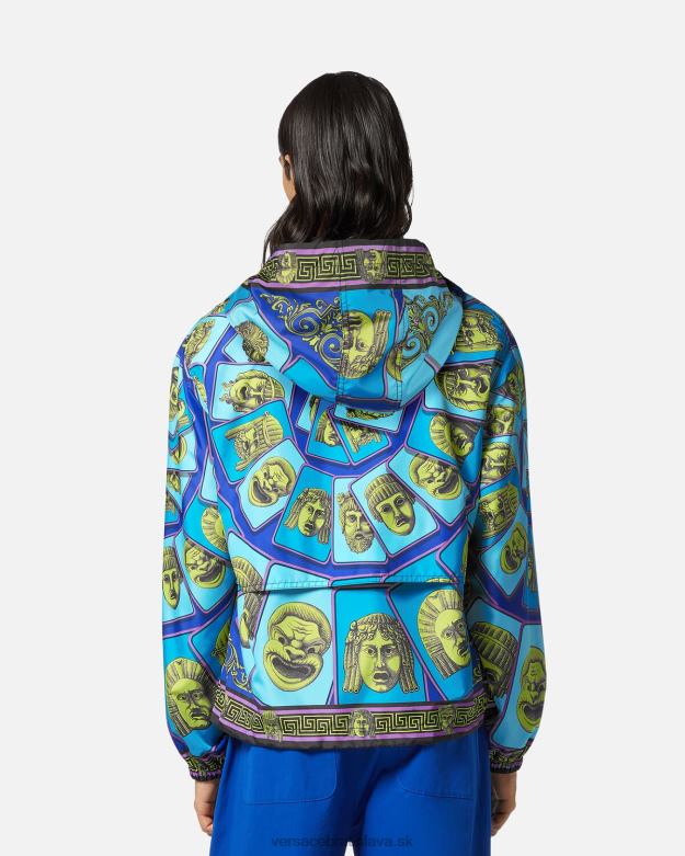 oblečenie X8X8P1235 Versace vetrovka le maschere vytlačiť muži