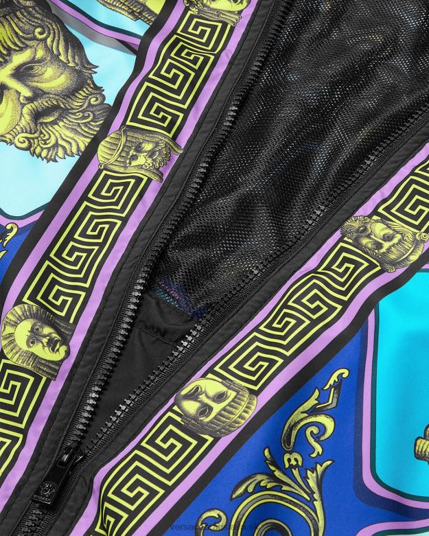 oblečenie X8X8P1235 Versace vetrovka le maschere vytlačiť muži